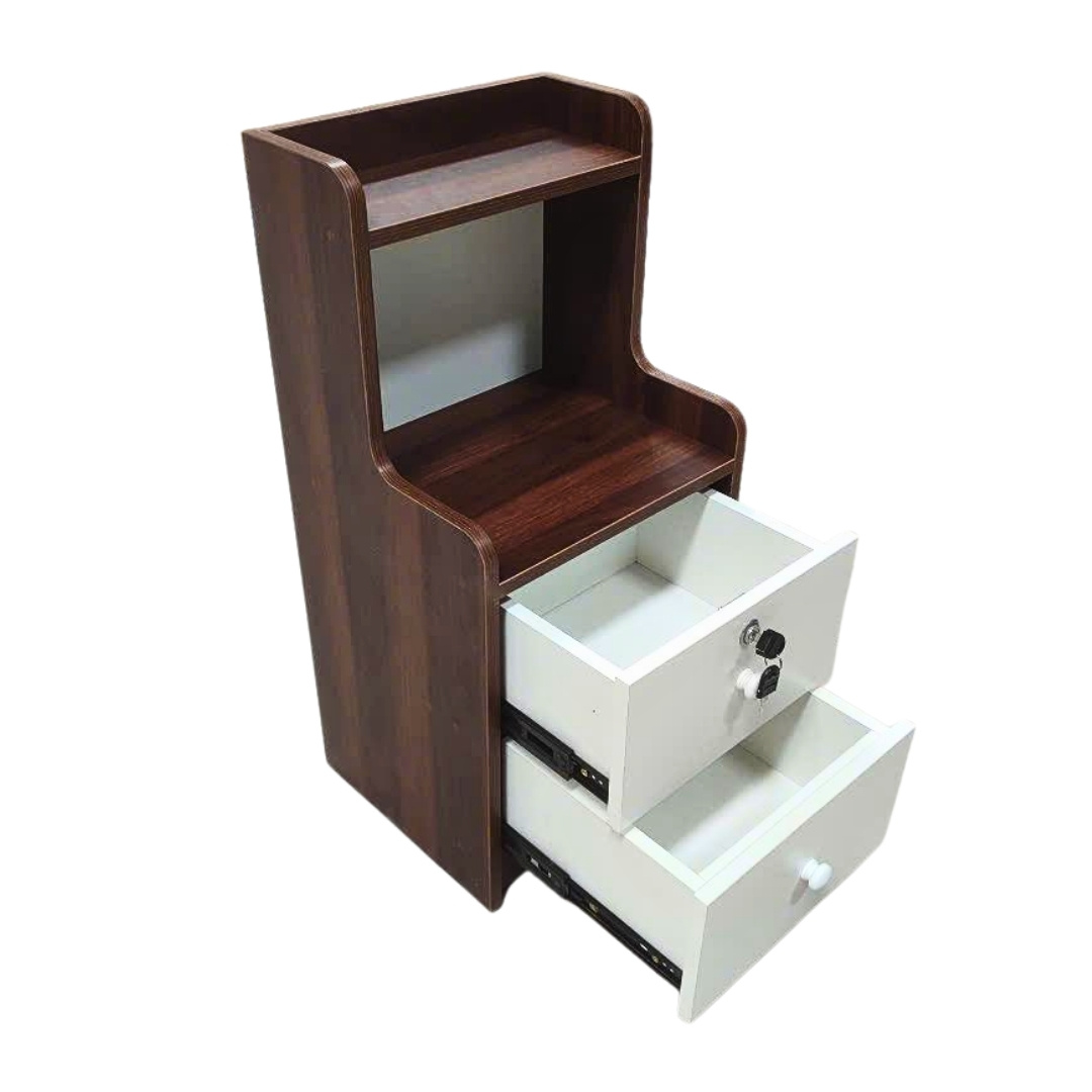 Tab đầu giường MDF phủ Melamine thiết kế tối giản, có ngăn kéo tiện dụng, thương hiệu KN Home Decor.