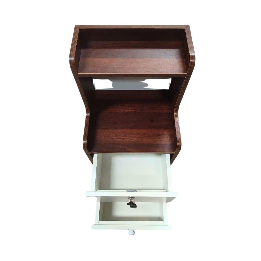 Tab đầu giường MDF phủ Melamine thiết kế tối giản, có ngăn kéo tiện dụng, thương hiệu KN Home Decor.