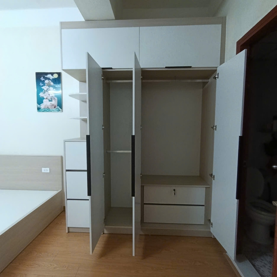 Tủ áo MDF lõi xanh chống ẩm cao cấp