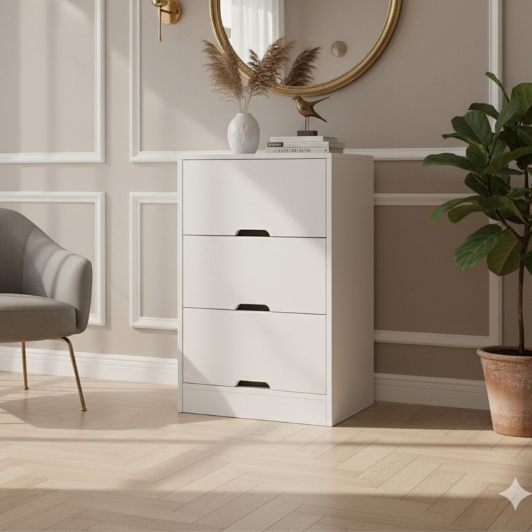 Tủ đa năng gỗ MDF phủ Melamine hiện đại, nhiều màu sắc và kích thước lựa chọn, thương hiệu KN Home Decor