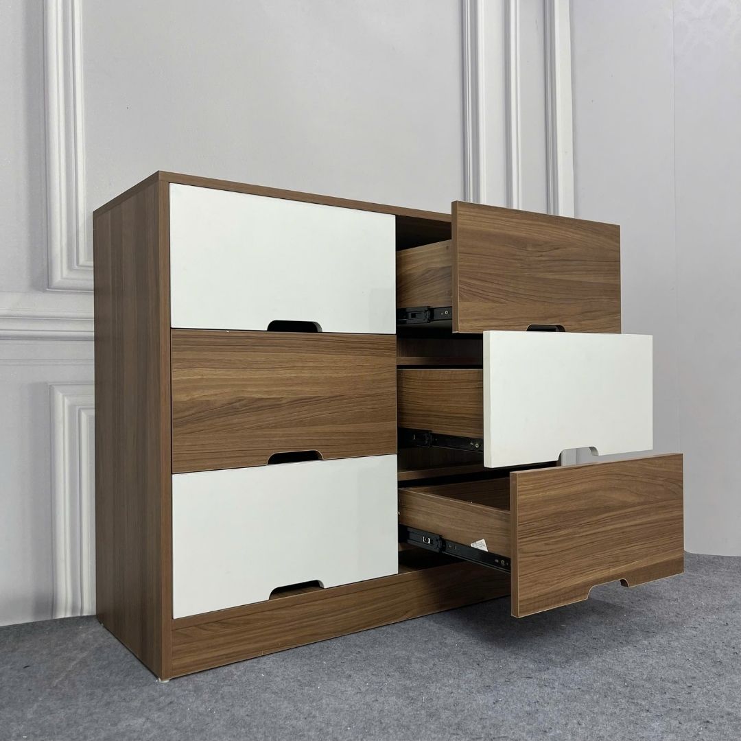 Tủ đa năng gỗ MDF phủ Melamine hiện đại, nhiều màu sắc và kích thước lựa chọn, thương hiệu KN Home Decor