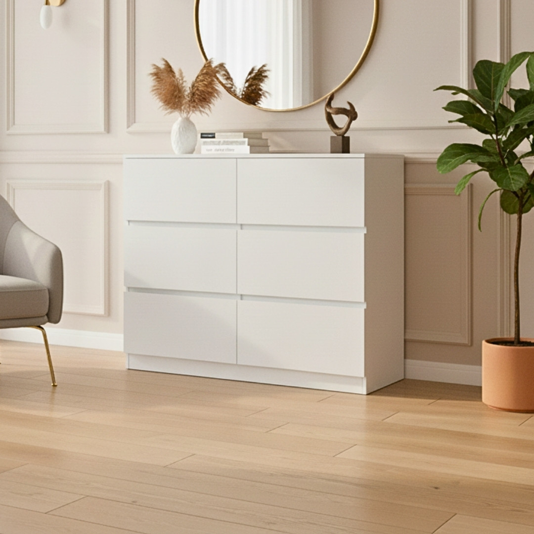 Tủ đa năng gỗ MDF phủ Melamine hiện đại, nhiều màu sắc và kích thước lựa chọn, thương hiệu KN Home Decor.