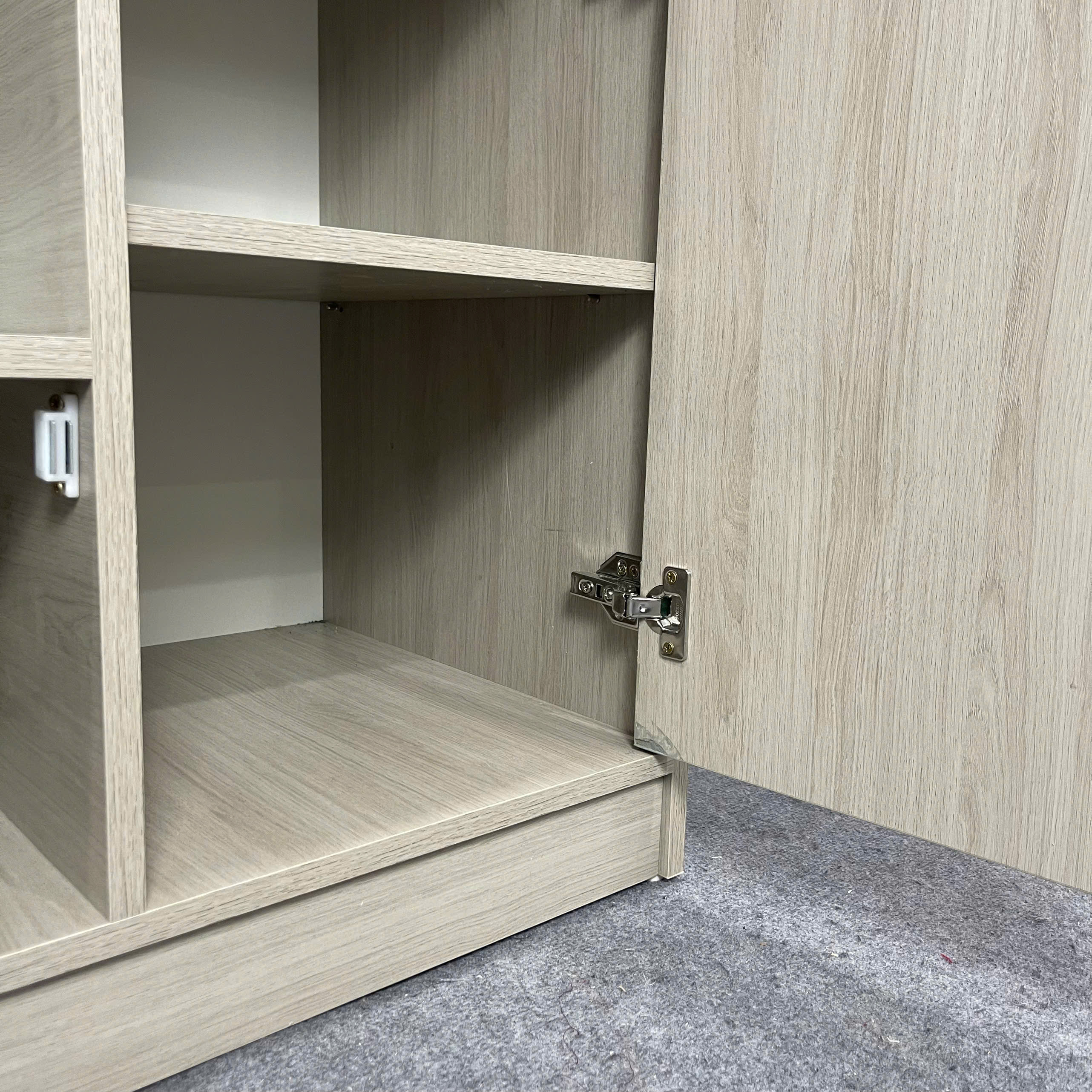 Tủ kệ để đồ gỗ MDF phủ melamine  phong cách hiện đại – KN Home Décor