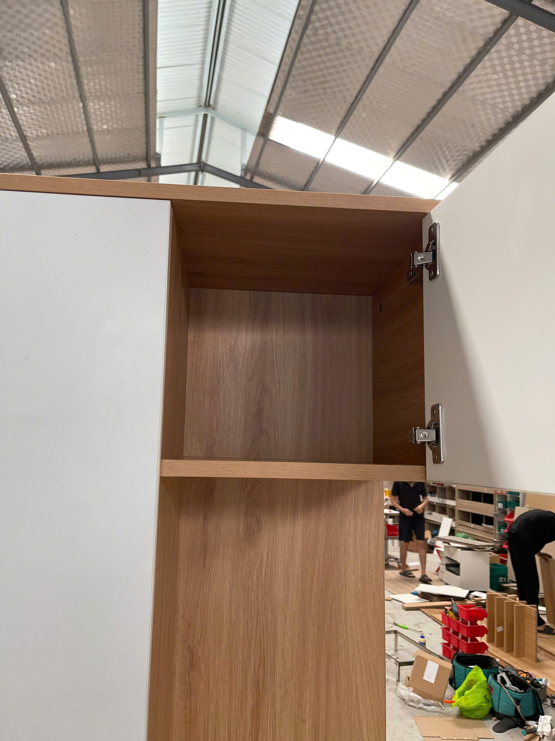 Tủ giày gỗ MDF phủ Melamine  KT R100*C200*S35cm_ TG_1020_5_KN Home Decor