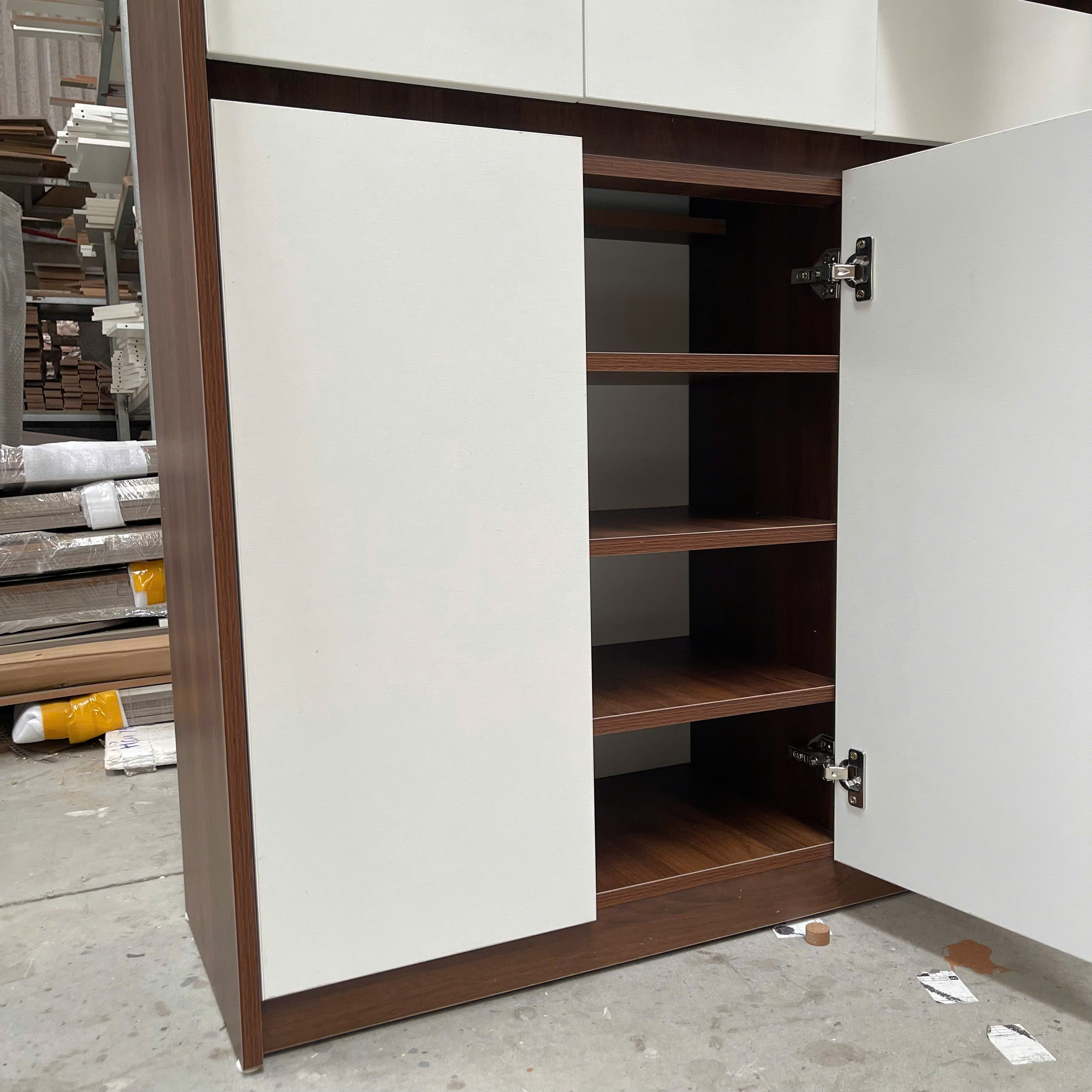 Tủ giày gỗ MDF phủ Melamine  KT R100*C200*S35cm_ TG_1020_3_KN Home Decor