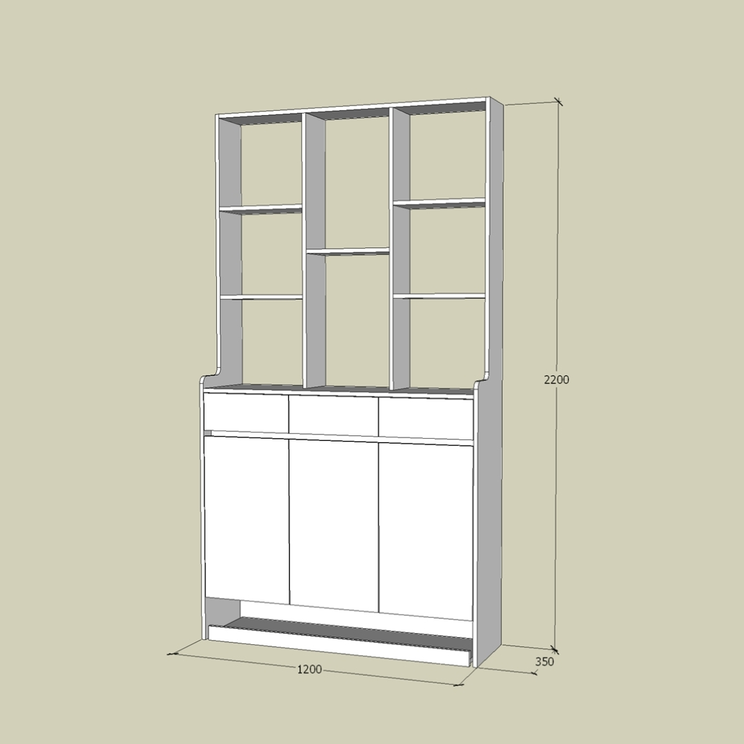 Tủ giày MDF phủ melamine chống trầy xước