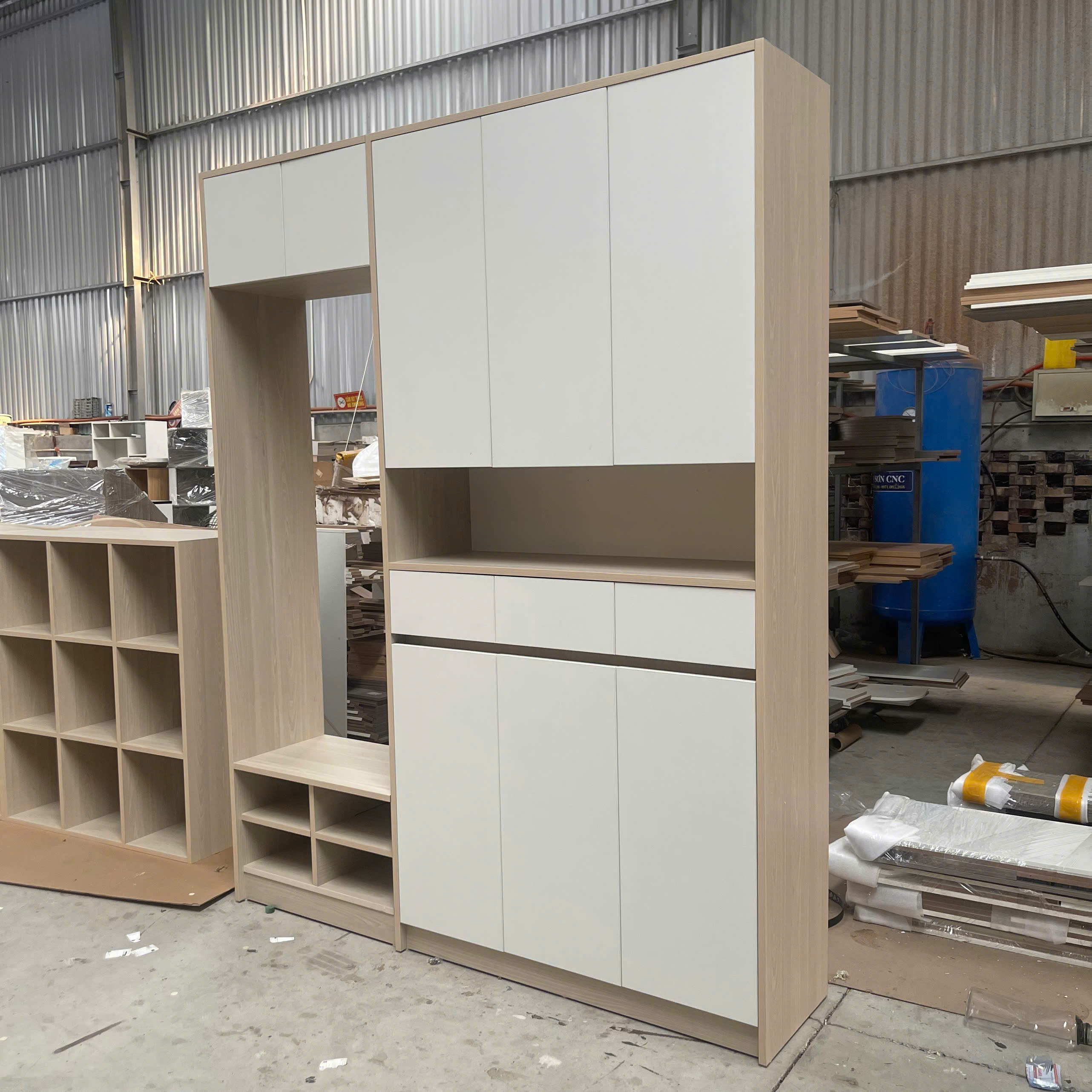 Tủ giày thiết kế tối ưu không gian