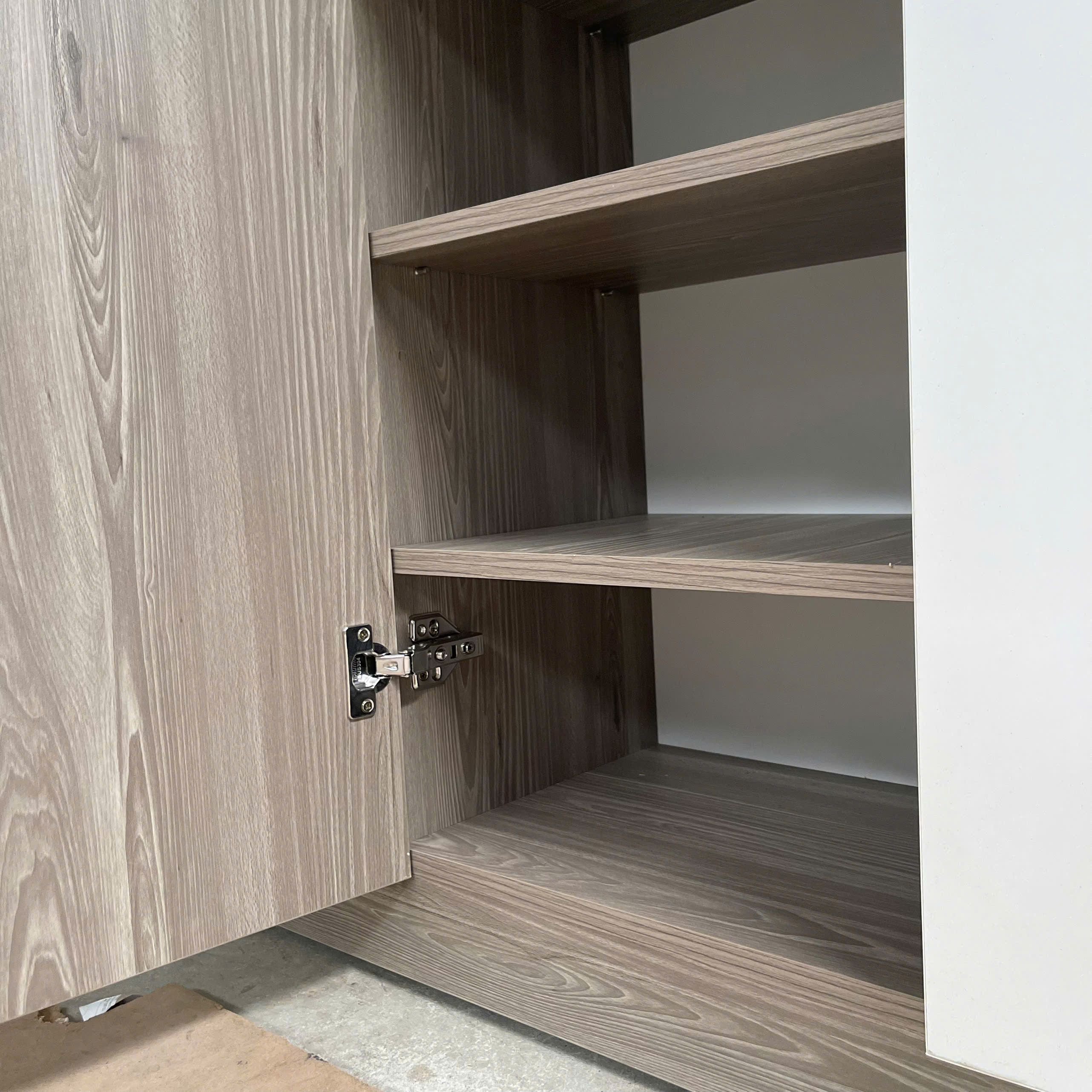 Tủ Giày MDF Melamine 200x35x120cm Cánh Mở Nhiều Ngăn Hiện Đại KN Home Decor