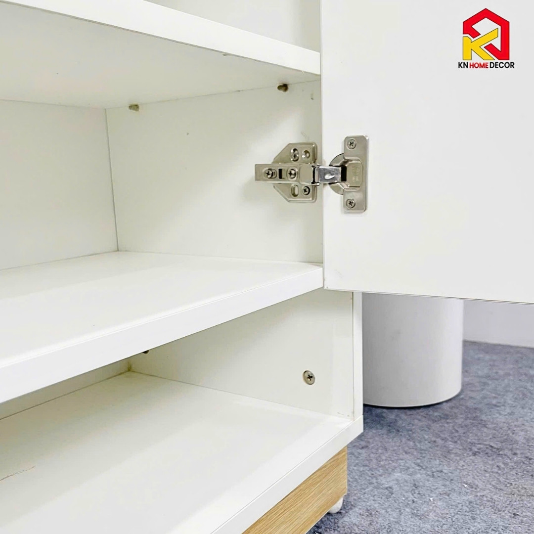 Tủ giày gỗ MDF phủ Melamine  hiện đại, thiết kế đa năng, nhiều kích thước, thương hiệu KN Home Decor.