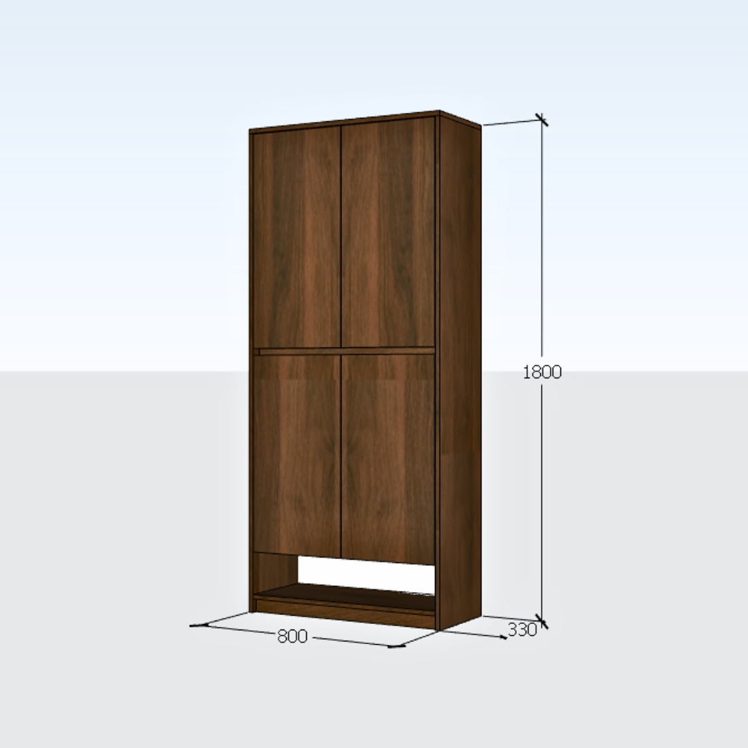 Tủ giày gỗ MDF phủ Melamine  hiện đại, thiết kế đa năng, nhiều kích thước, thương hiệu KN Home Decor.