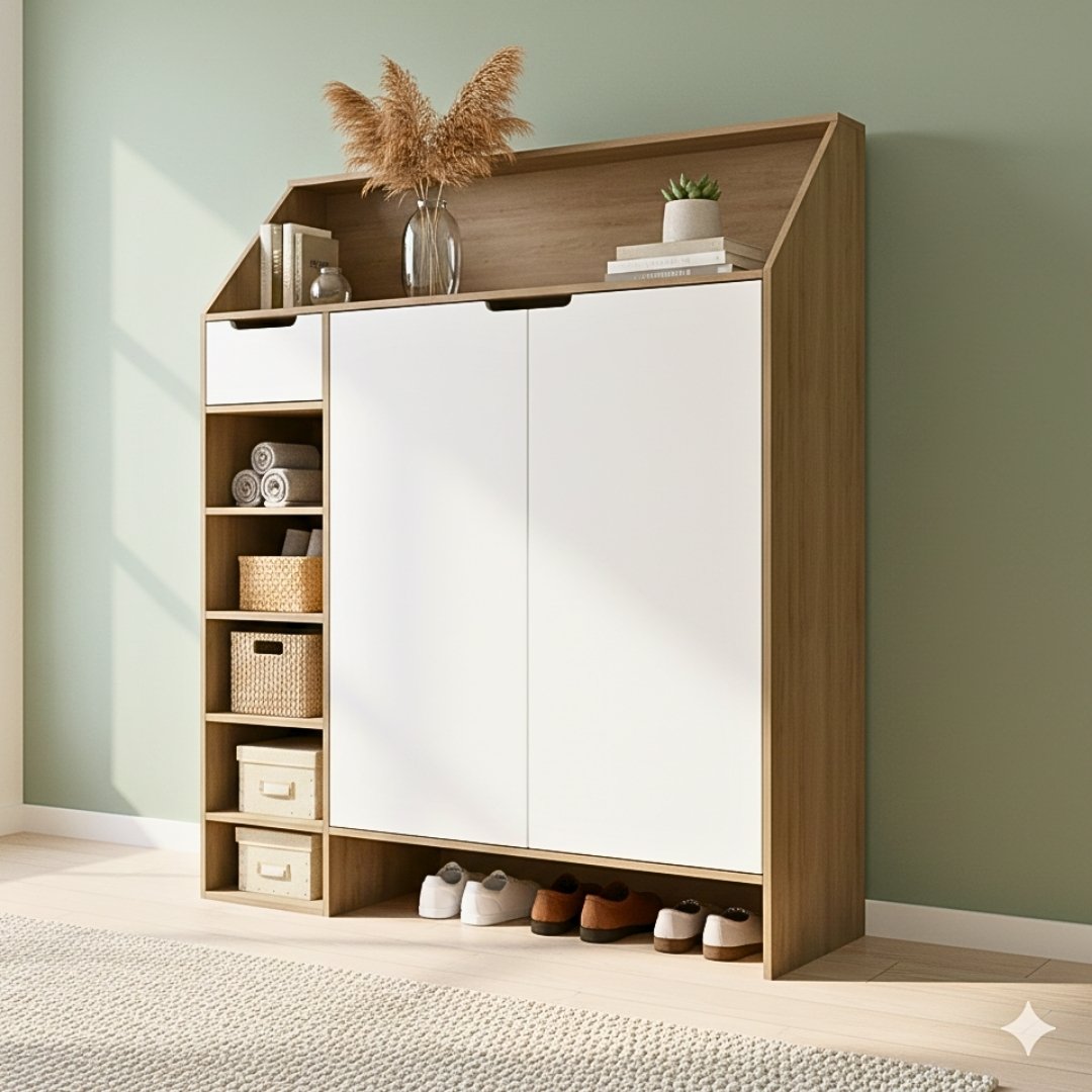 tủ giày thiết kế tối giản