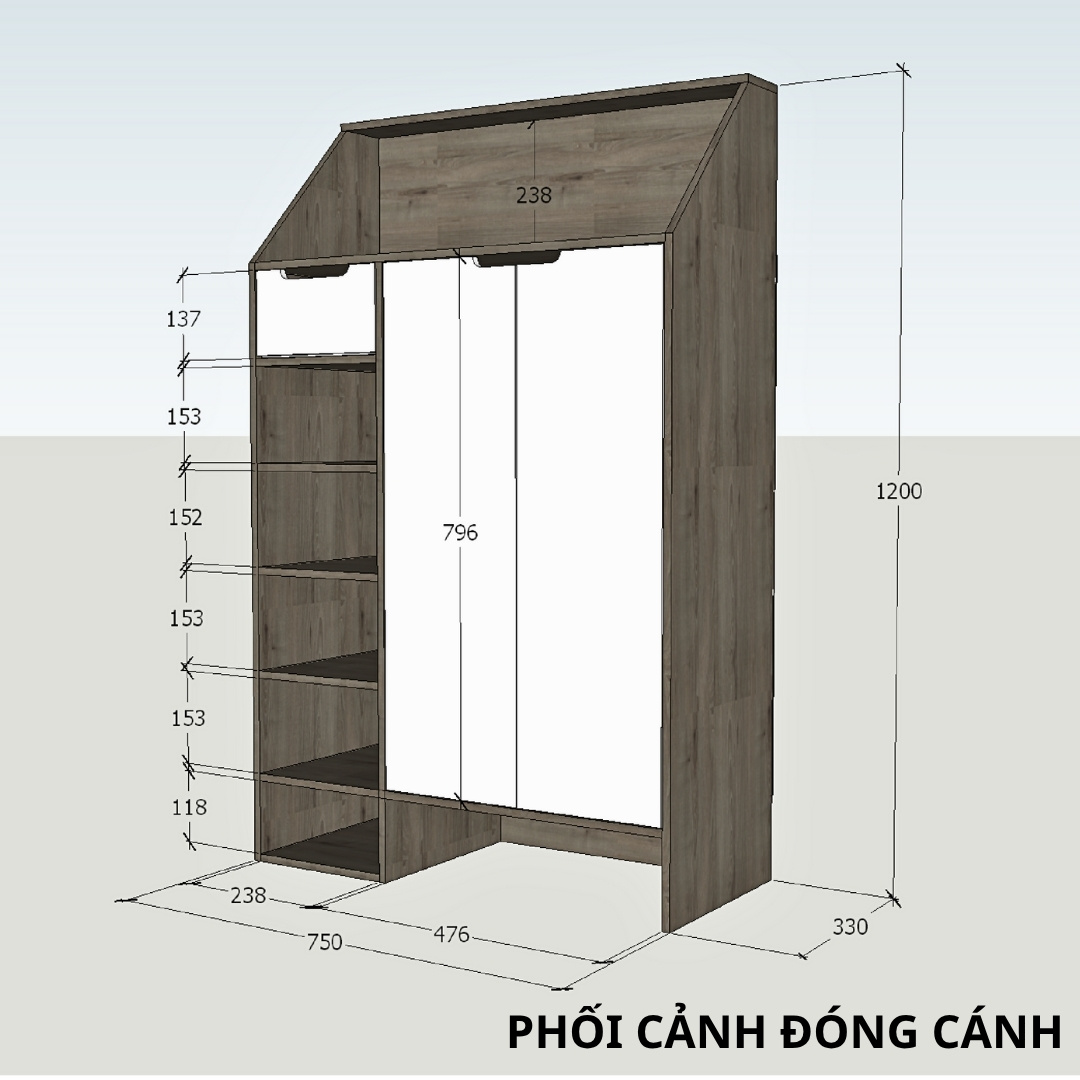 Tủ giày gỗ MDF phủ Melamine  hiện đại, thiết kế đa năng, nhiều kích thước, thương hiệu KN Home Decor.