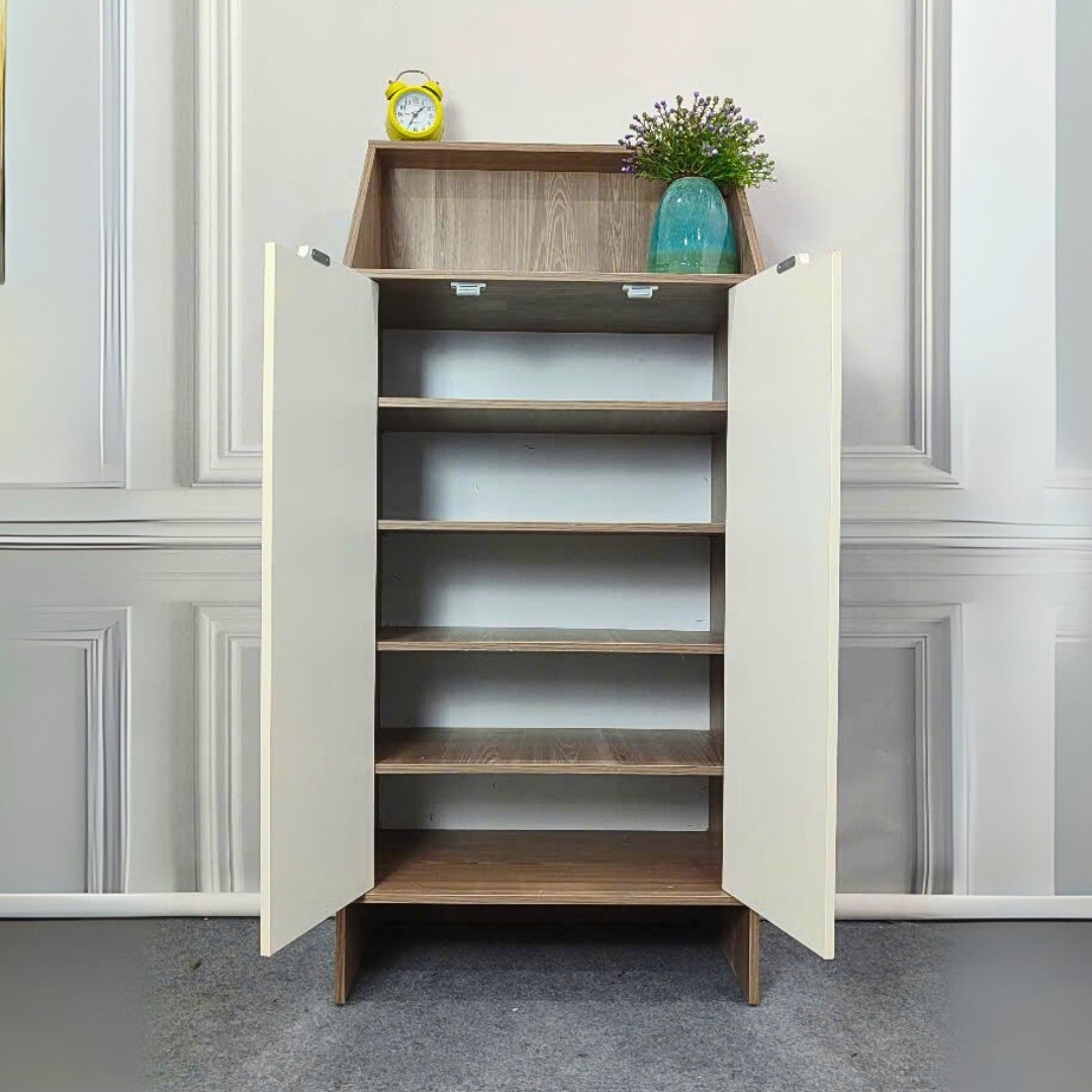 Tủ giày gỗ MDF phủ Melamine  hiện đại, thiết kế đa năng, nhiều kích thước, thương hiệu KN Home Decor.