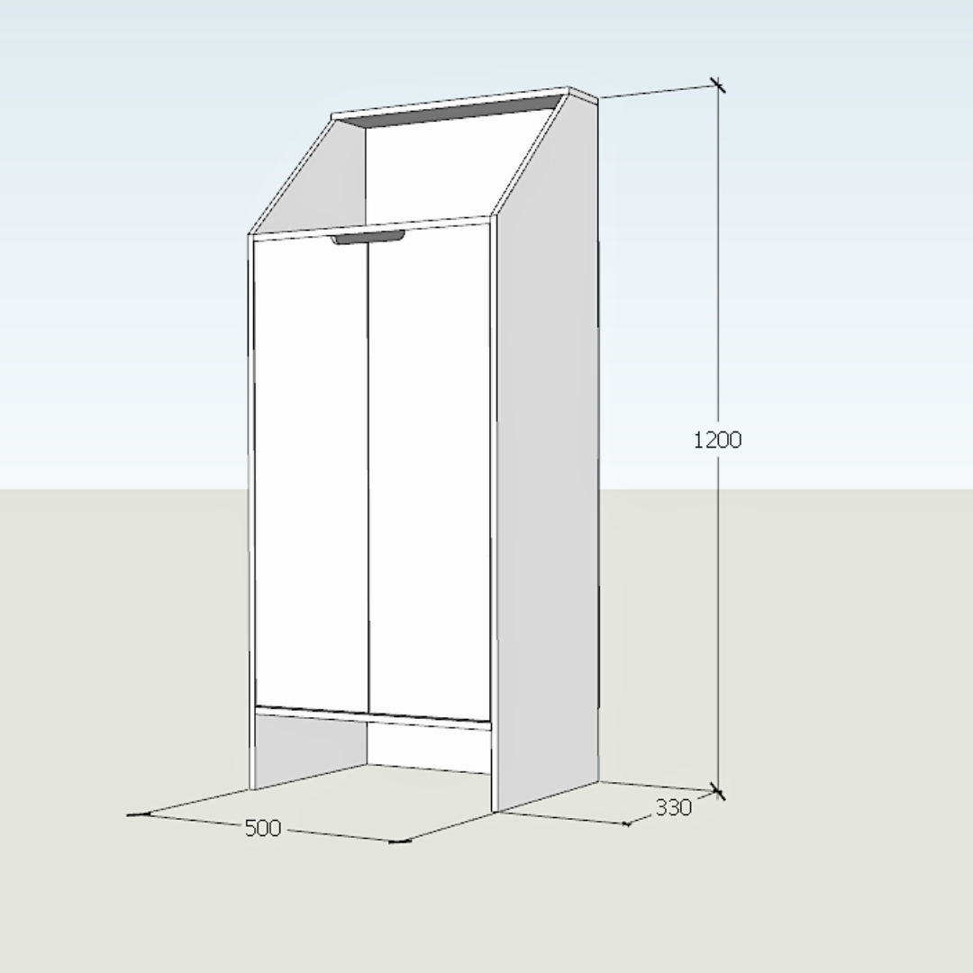 Tủ giày gỗ MDF phủ Melamine  hiện đại, thiết kế đa năng, nhiều kích thước, thương hiệu KN Home Decor.