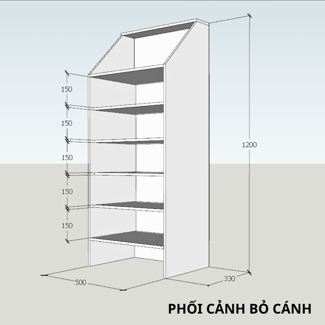 Tủ giày gỗ MDF phủ Melamine  hiện đại, thiết kế đa năng, nhiều kích thước, thương hiệu KN Home Decor.