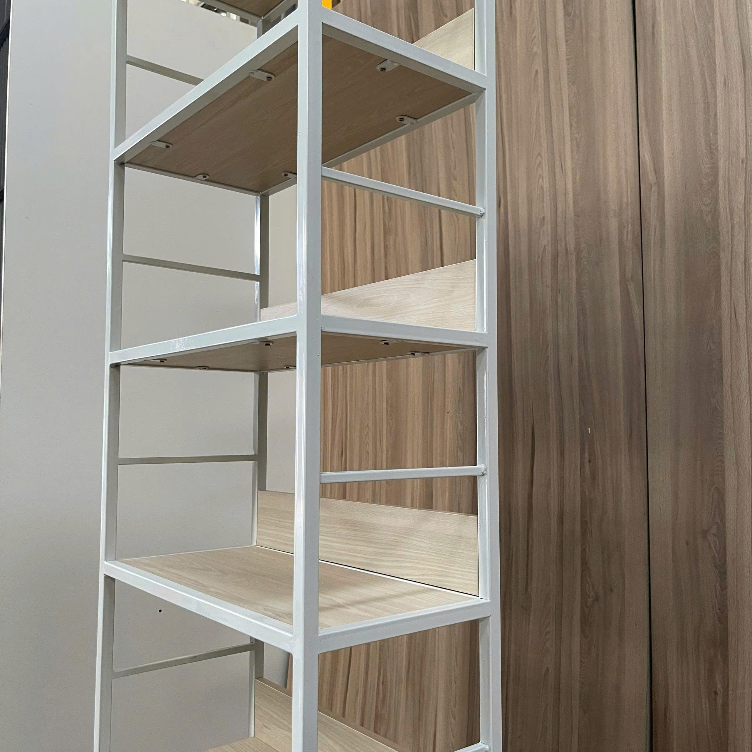 Tủ Kệ Khung Sắt Hộp 20x20 Sơn Tĩnh Điện Kết Hợp Tủ Lưu Trữ 60x30x195cm KN-KS6030195