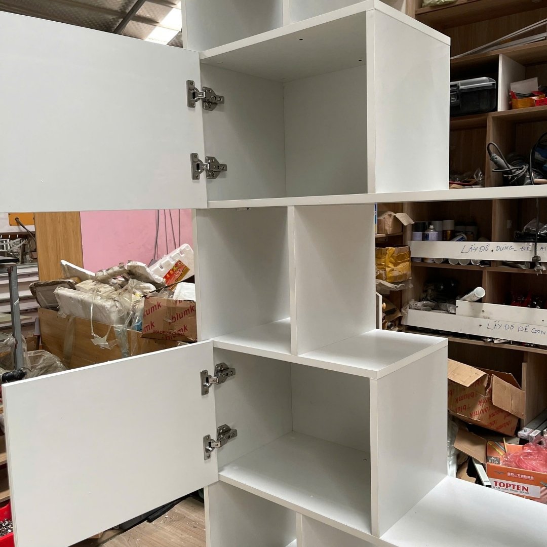 Tủ kệ sách MDF 100x220x35cm hiện đại