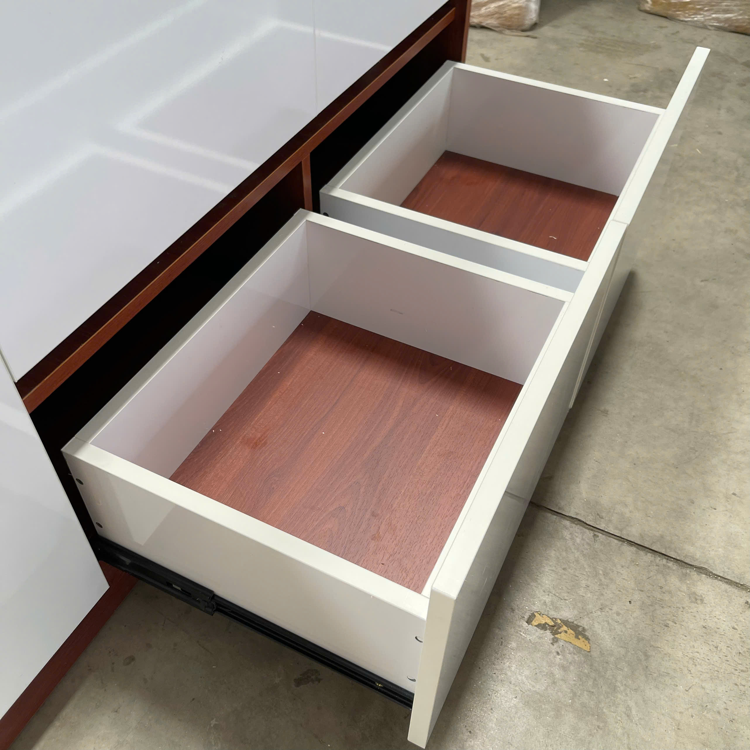 Tủ Lưu Trữ 2 Cánh Mở 4 Ngăn Kéo MDF Melamine Hiện Đại – KN TLT2C4NK