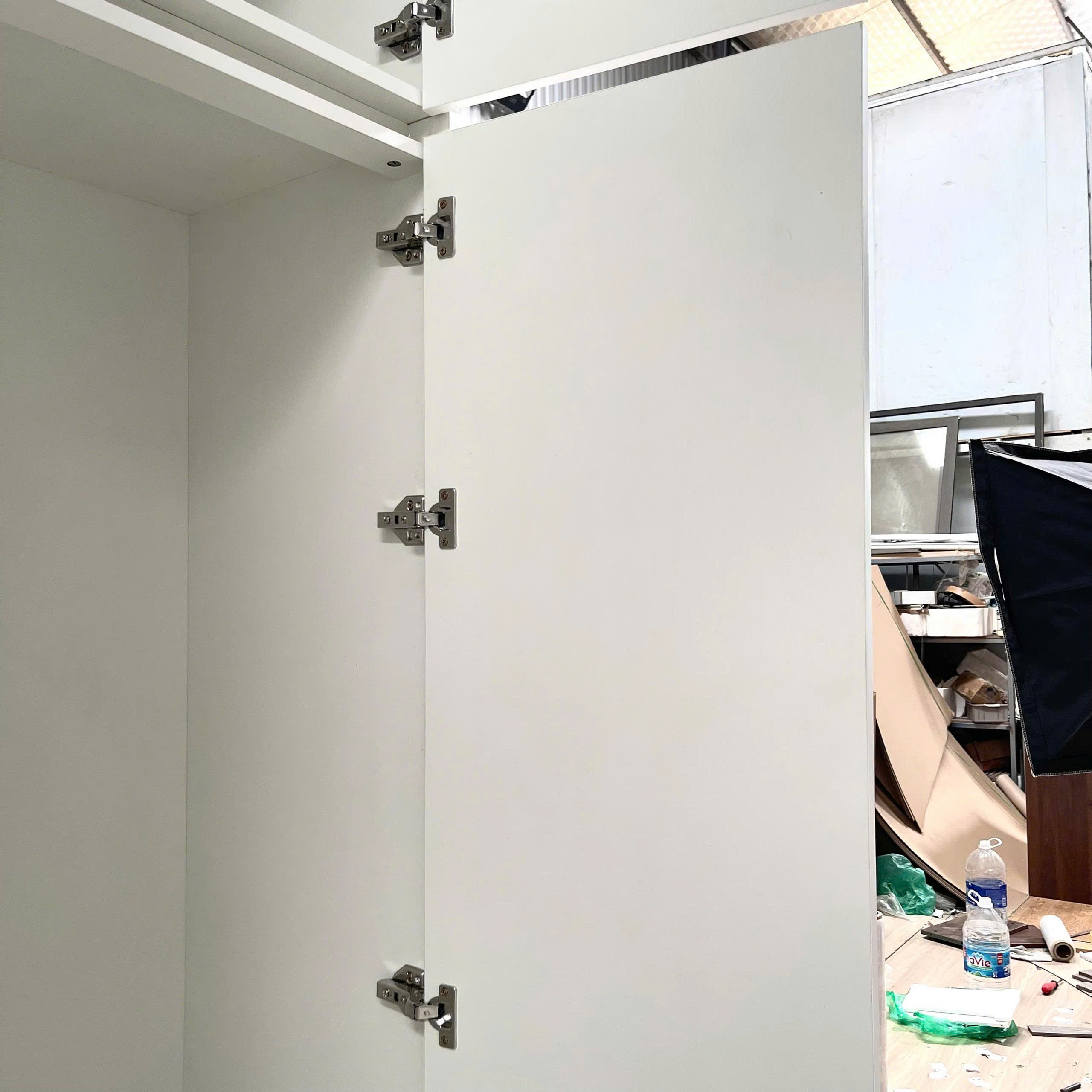 Tủ Quần Áo 4 Cánh 2 Ngăn Kéo MDF Chống Ẩm 90x55x240cm KN-TQA9055240
