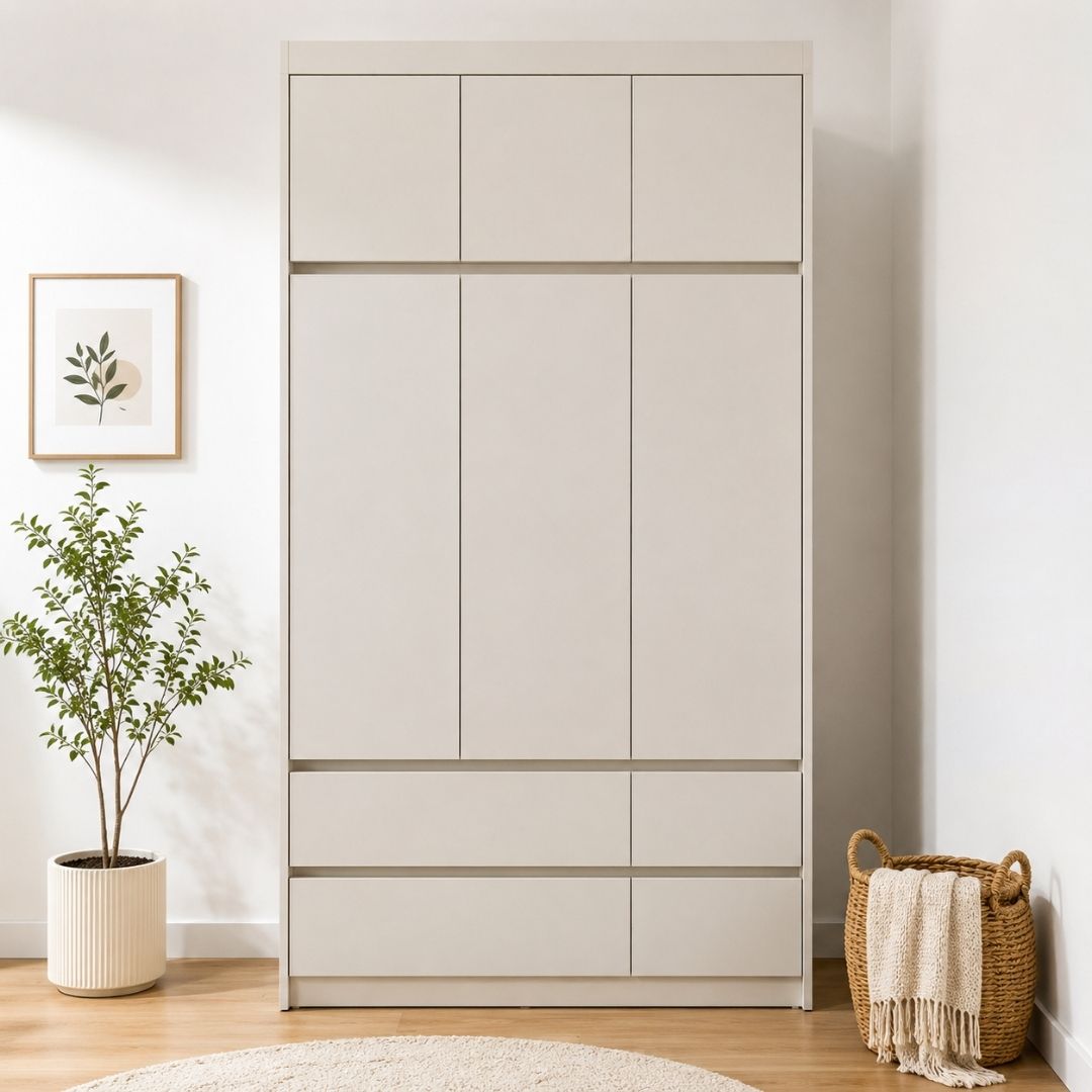 Tủ quần áo 1m cao kịch trần