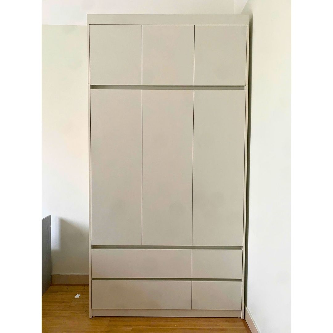 Tủ quần áo MDF Melamine nhiều ngăn