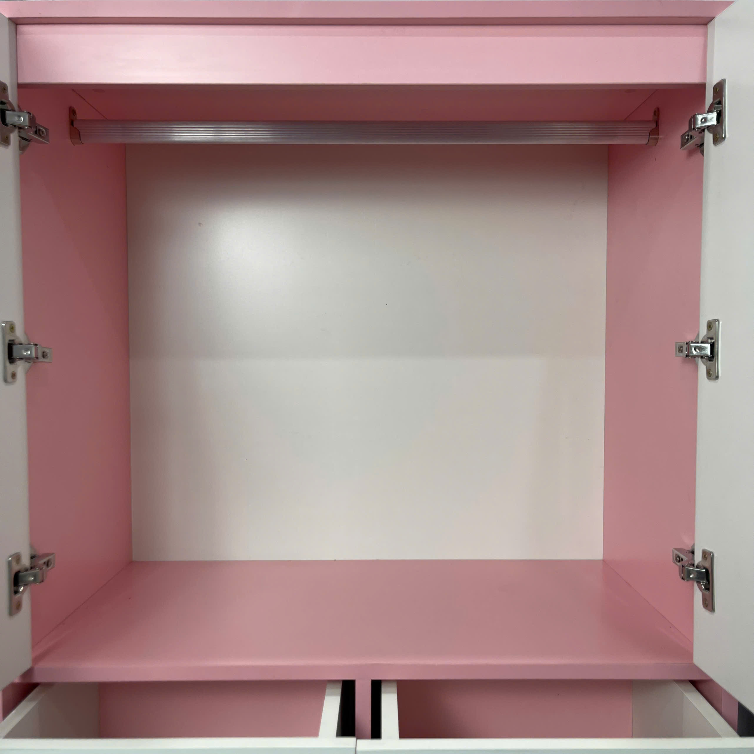 Tủ Quần Áo Trẻ Em MDF Melamine 90x50x130cm Có Ngăn Kéo Thiết Kế Dễ Thương KN Home Decor