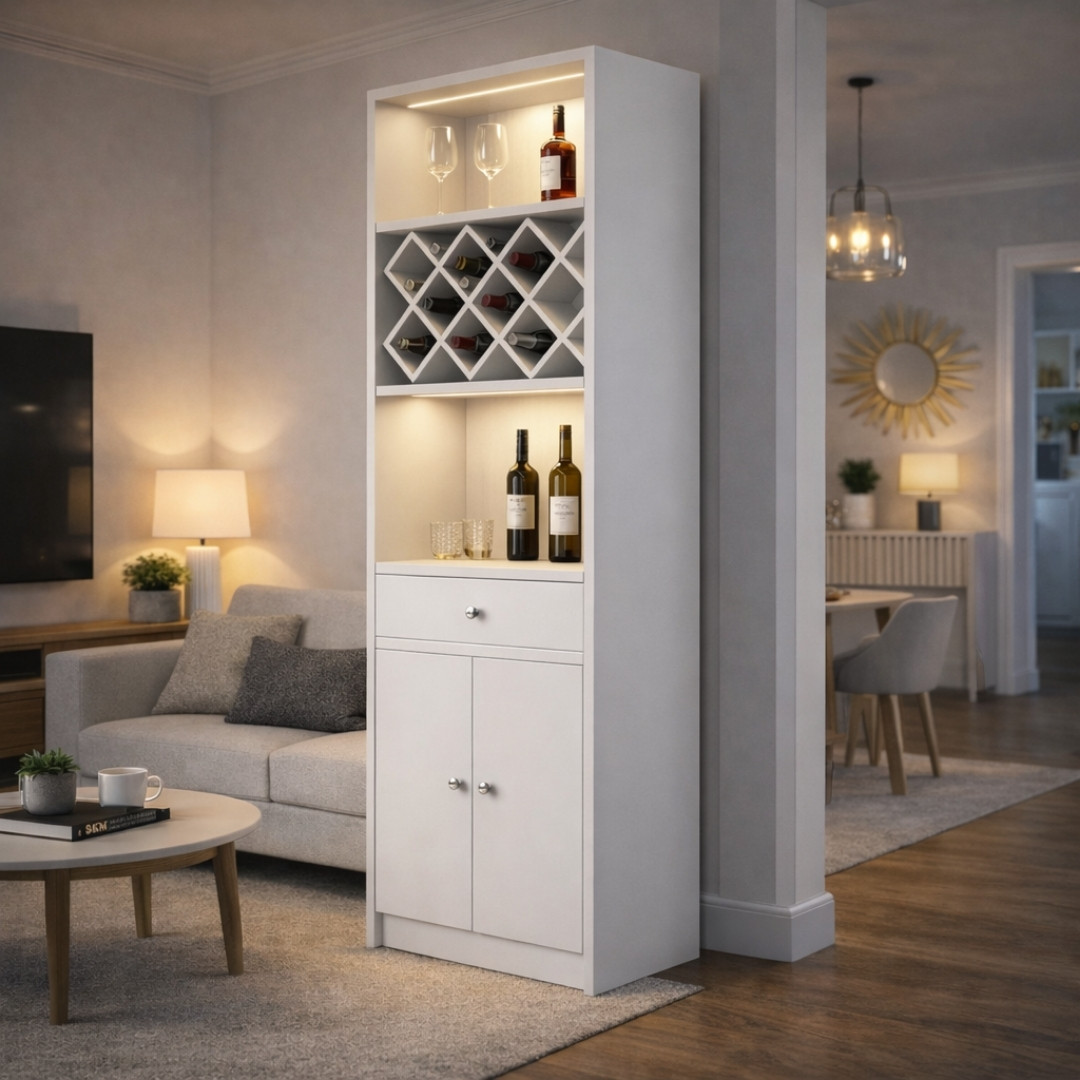 Tủ rượu cho căn hộ chung cư hiện đại