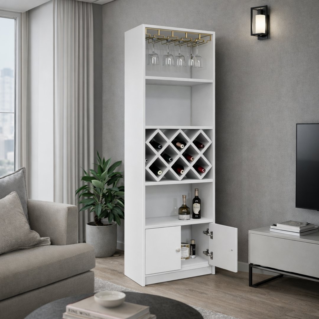 Thiết kế tủ rượu đứng nhỏ gọn phù hợp căn hộ và nhà phố