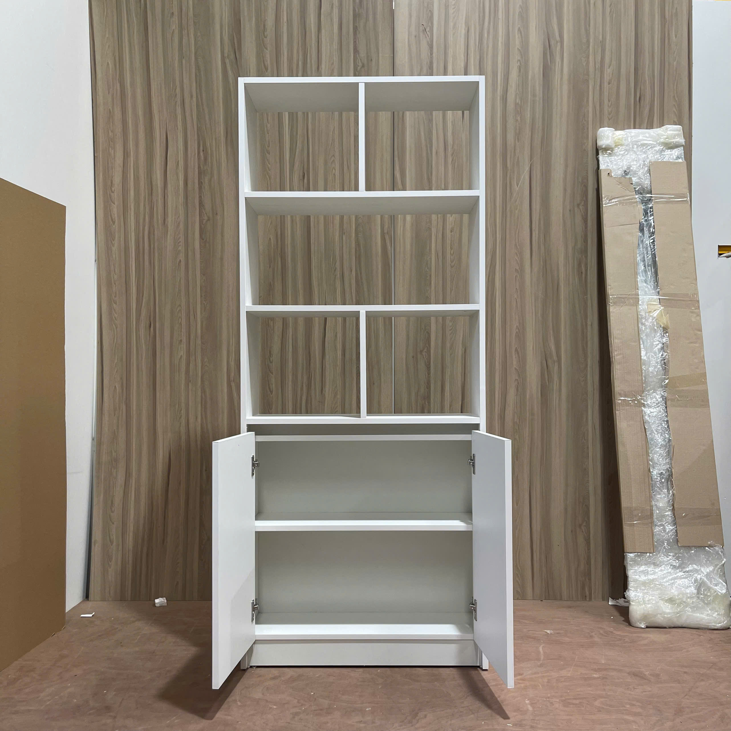 Tủ Tài Liệu Đa Năng 2 Cánh MDF Melamine 75x25x180cm – KN TTL7525180