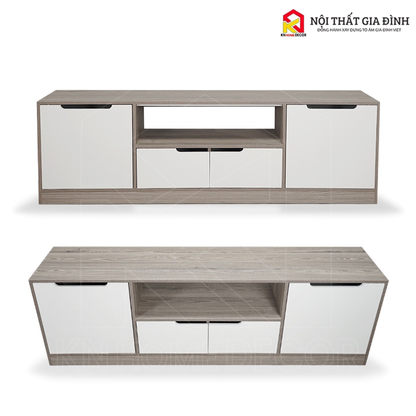 Kệ tivi gỗ MDF KN Home Decor MS41 phong cách tối giản