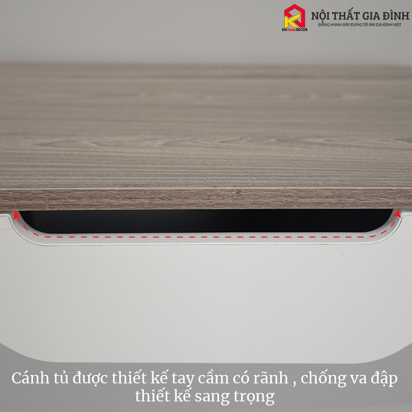 Kệ tivi gỗ MDF KN Home Decor MS41 phong cách tối giản