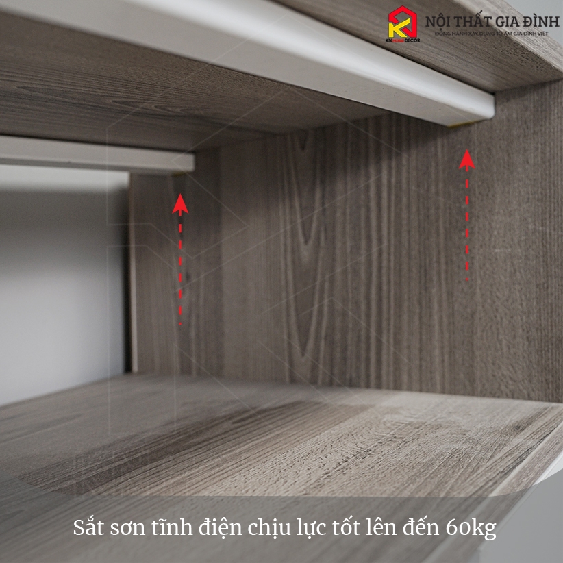 Kệ tivi gỗ MDF KN Home Decor MS41 phong cách tối giản