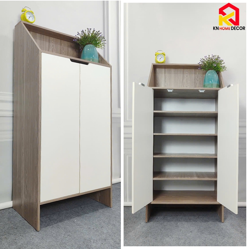 Tủ giày gỗ MDF Lắp ráp, Kệ giày dép đa năng, hiện đại, TIẾT KIỆM diện tích, chịu lực tốt. KG_50, KG_60