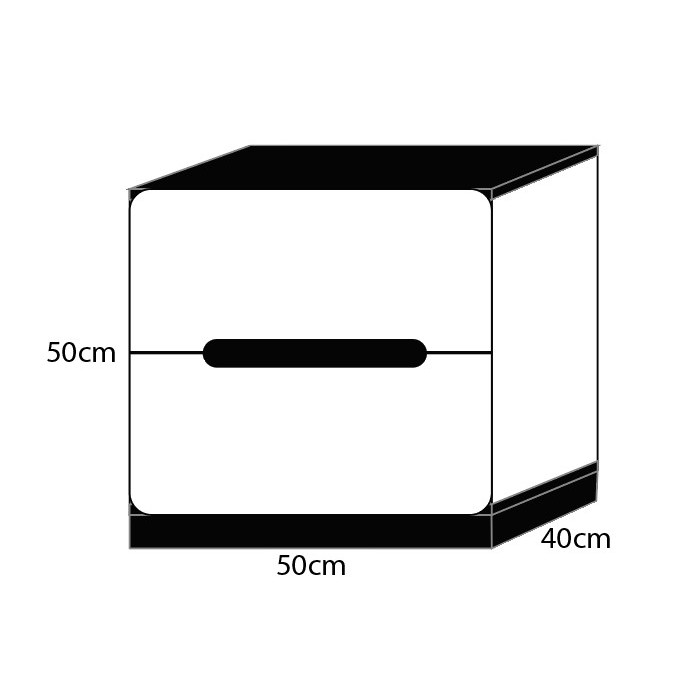 [ NGUYÊN KHỐI ] Kệ tủ đầu giường đen trắng KN Homedecor 3 tầng , Tab đầu giường , Gỗ MDF TG_NK3T