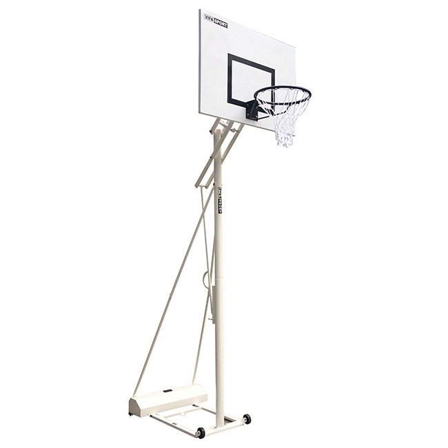 Trụ Bóng Rổ Vifasport 801825 Di Chuyển Bánh Xe Bảng Composite Có Đối Trọng