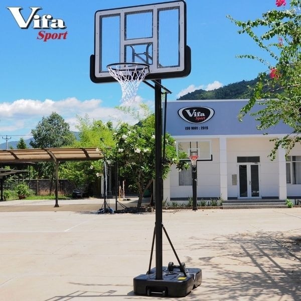 Trụ Bóng Rổ Điều Chỉnh Độ Cao Vifasport 801818 Đối Trọng Bằng Nước