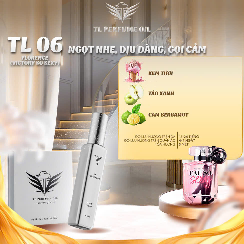 [Hương Nữ] Tinh Dầu Nước Hoa TL [TL06 - Victoria So Sexy]