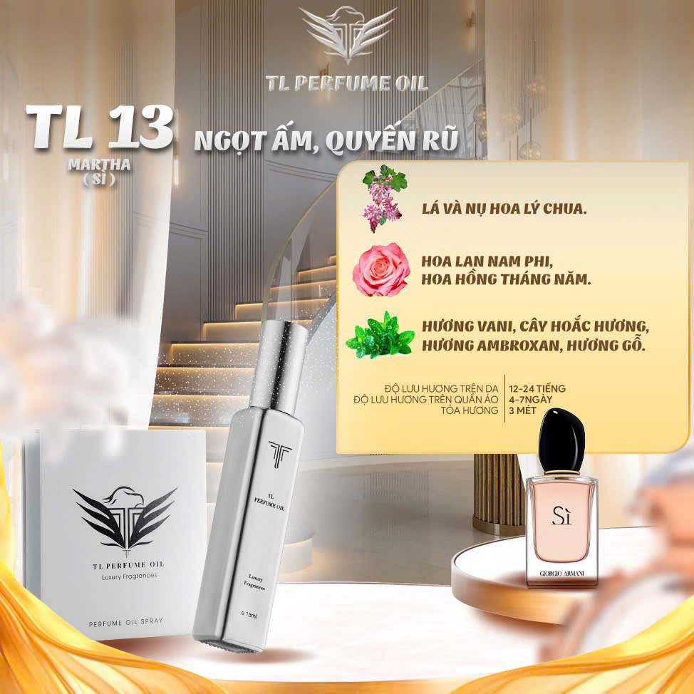 [Hương Nữ] Tinh Dầu Nước Hoa TL [TL13 - Sì]