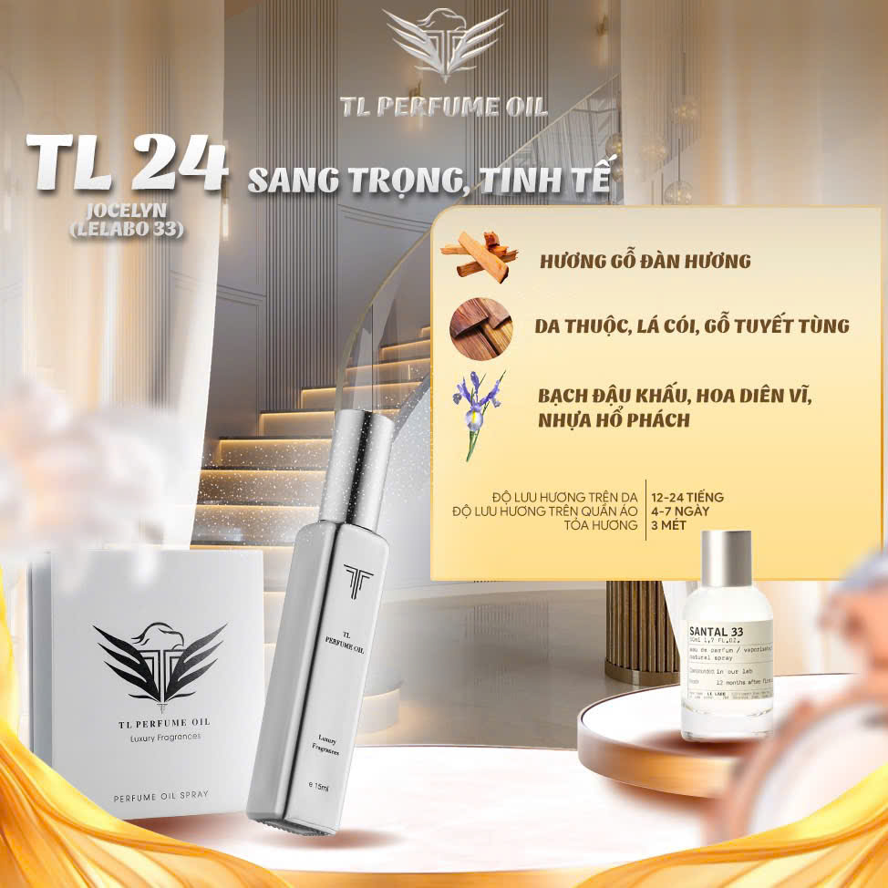 [Unisex] Tinh Dầu Nước Hoa TL [TL 24 - Lelabo 33]