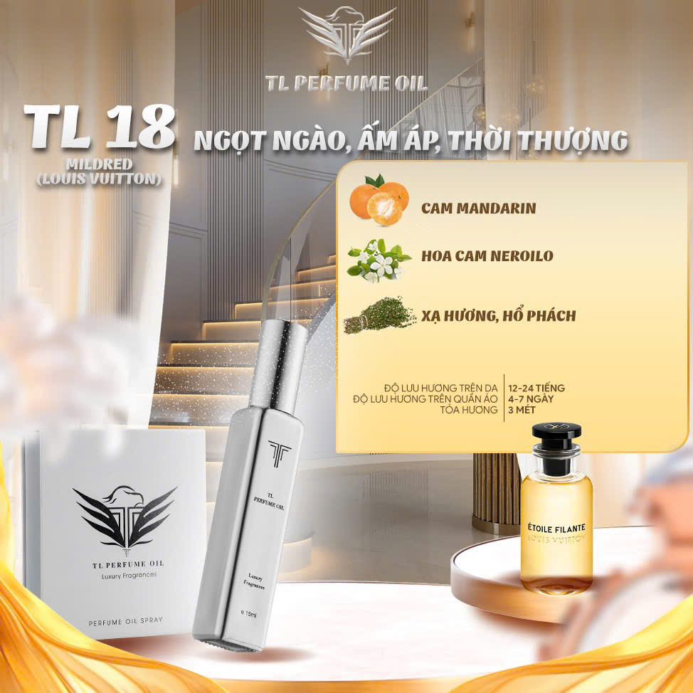 [Hương Nữ] Tinh Dầu Nước Hoa TL [TL18 - Louis Vuitton]