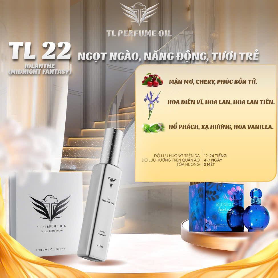 [Hương Nữ] Tinh Dầu Nước Hoa TL [TL22 - Midnight Fantasy]