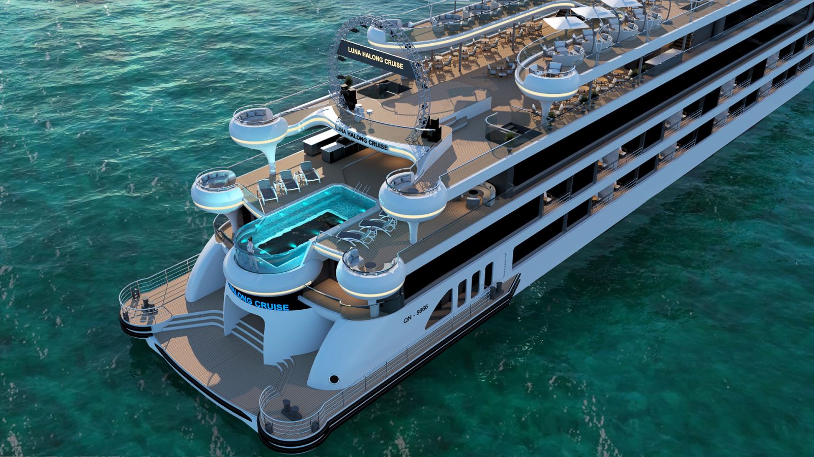 Du Thuyền Hạ Long Luna Cruise 5 Sao - Giá Tốt Nhất 2025