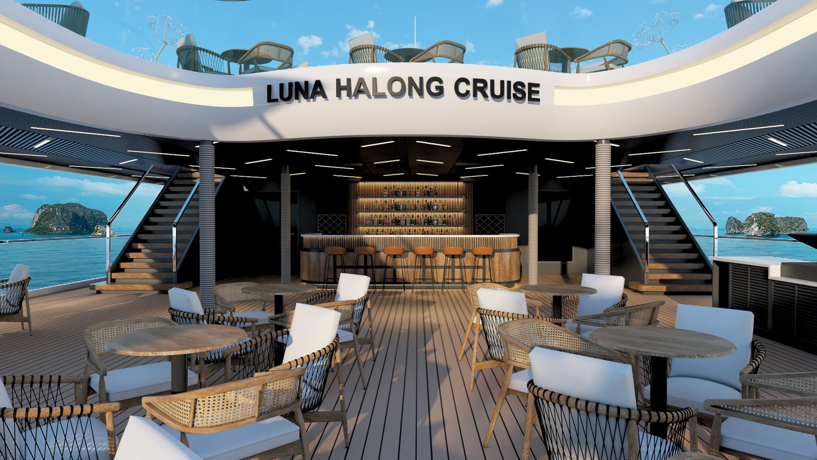 Đặt Tour Du Thuyền Hạ Long Luna Cruise 5 Sao - Ăn Tối
