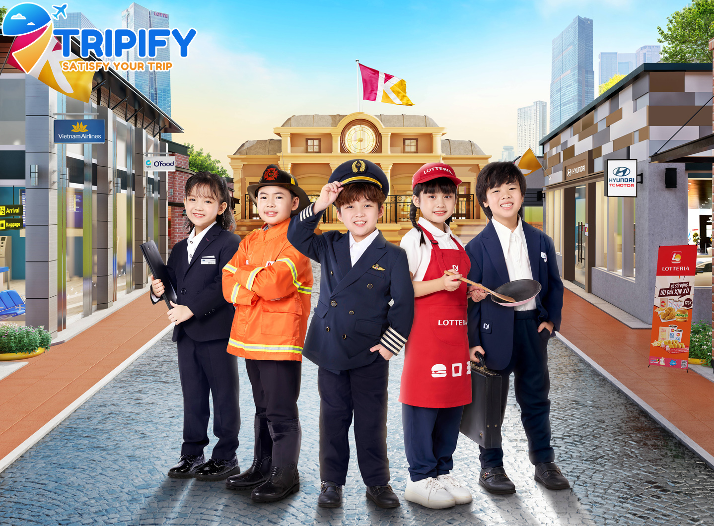 Vé Vào Cửa KidZania Lotte Mall Tây Hồ - Giá Vé Ưu Đãi 2026