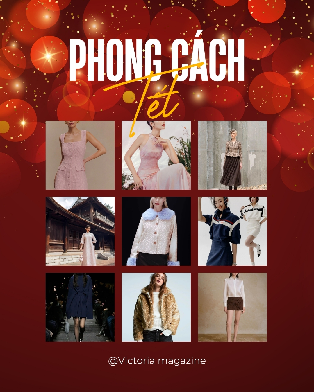 Phong Cách Thời Trang Của Chị Em Trước – Trong – Sau Tết