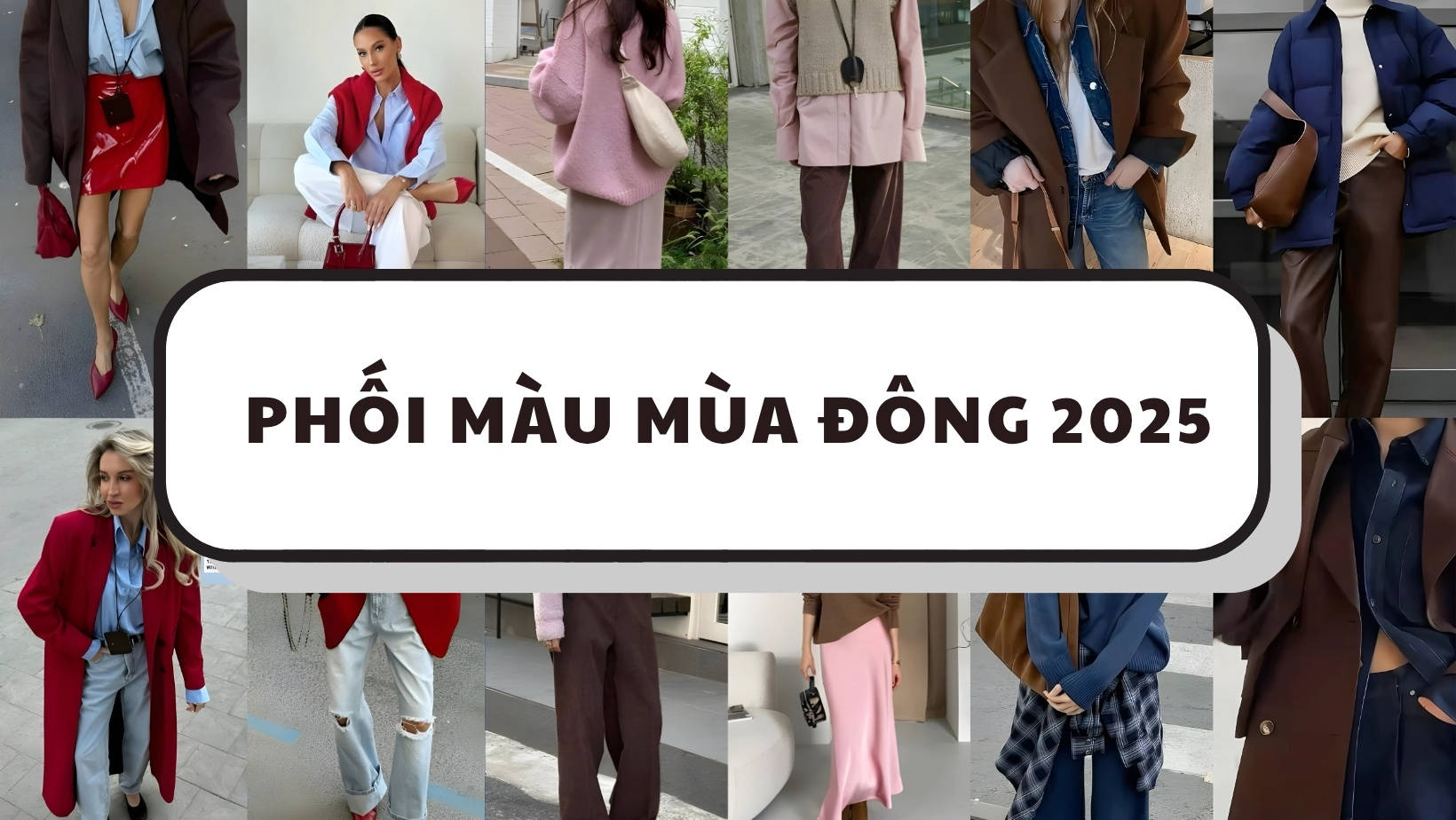 Phối Màu Mùa Đông 2025: 8 Cặp Màu Sang Trọng – Thời Thượng – Không Nhàm Chán
