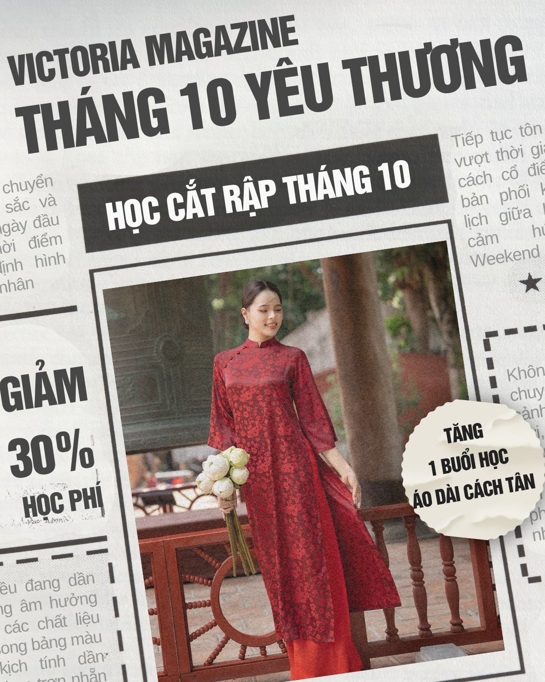 ƯU ĐÃI KHÓA HỌC THÁNG 10