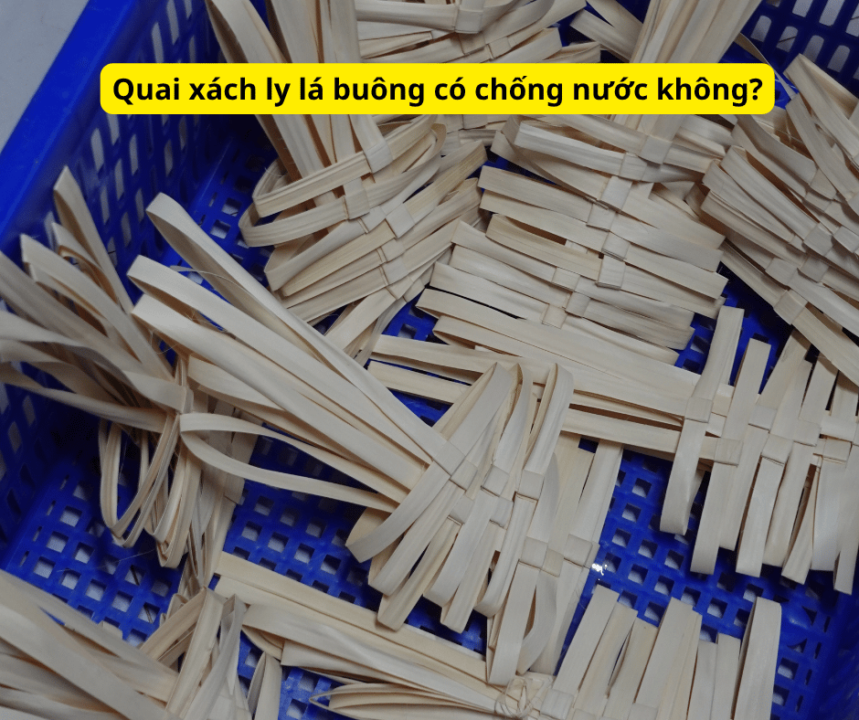 QUAI XÁCH LY LÁ BUÔNG CÓ CHỐNG NƯỚC KHÔNG ?