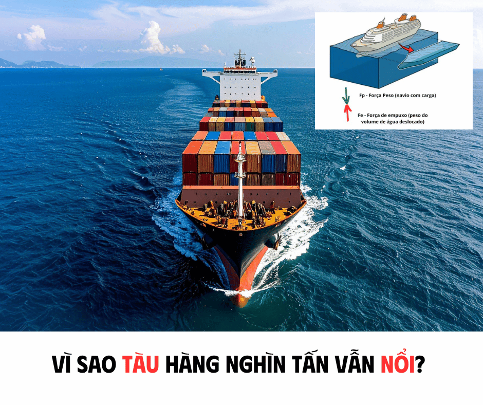 VÌ SAO TÀU HÀNG NGHÌN TẤN VẪN NỔI?
