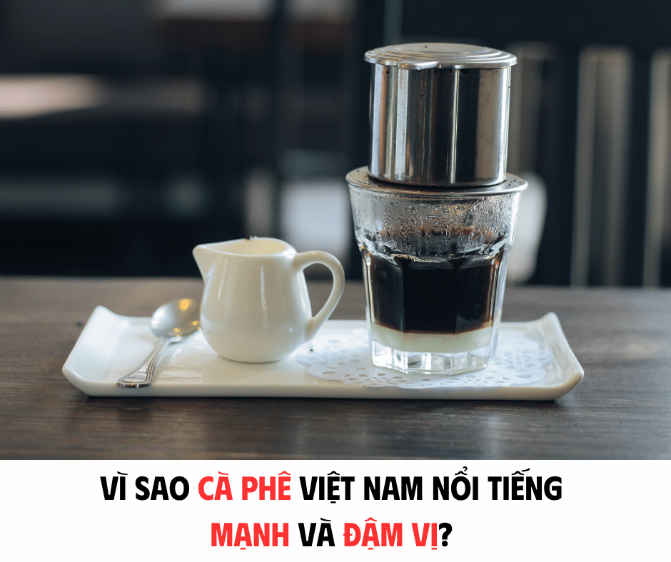 VÌ SAO CÀ PHÊ Ở VIỆT NAM NỔI TIẾNG MẠNH VÀ ĐẬM VỊ?☕